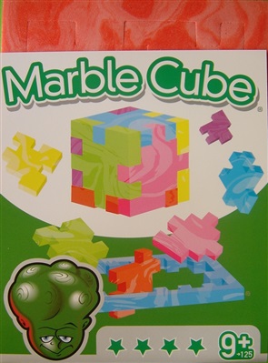 R&#xF8;d/Orange Marble Cube Expert - Mahatma Gandhi